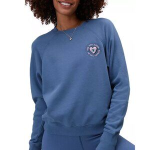 SPIRITUAL GANGSTER See The Good In All Things Crewneck Sweatshirt S Blue Cotton